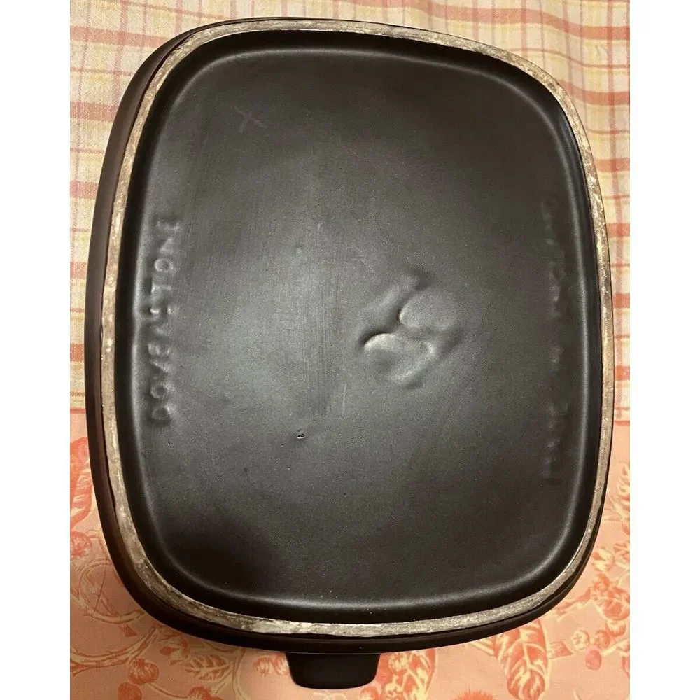 Doverstone England‎ Casserole Lid Brown Rectangle Baking Serving Dish Vtg 1970s